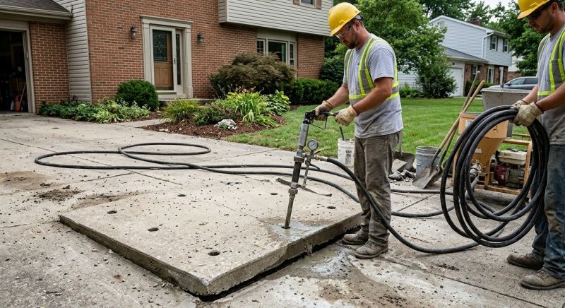 Concrete Slab Jacking in San Antonio, TX