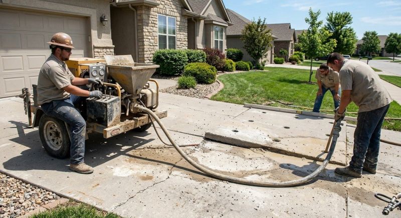 Sunken Driveway Lifting in Miami Dade County, FL