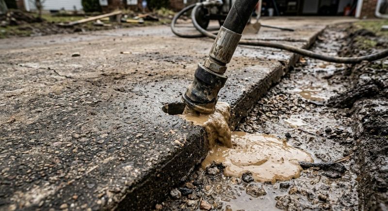 Sunken Driveway Lifting in Columbus, OH