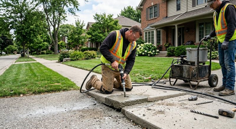 Sunken Sidewalk Repair in Miami Dade County, FL