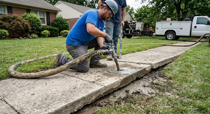 Walkway Leveling in Des Moines, IA