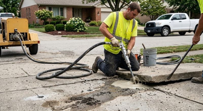Concrete Lifting in West Des Moines, IA