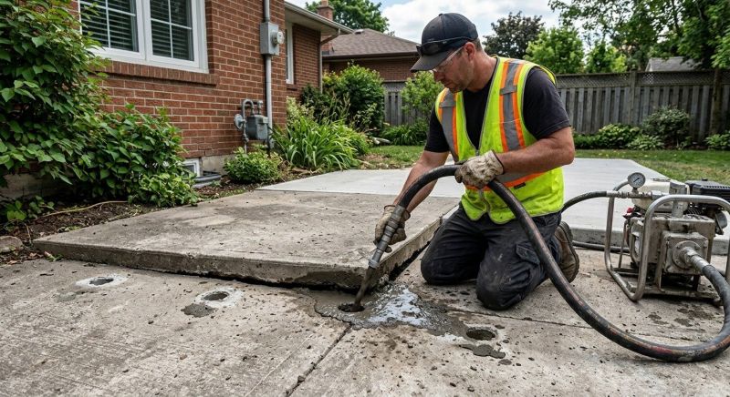 Concrete Mudjacking in Columbus, OH