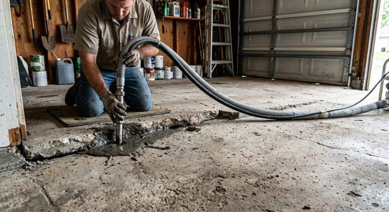 Concrete Settlement Repair in Corpus Christi, TX