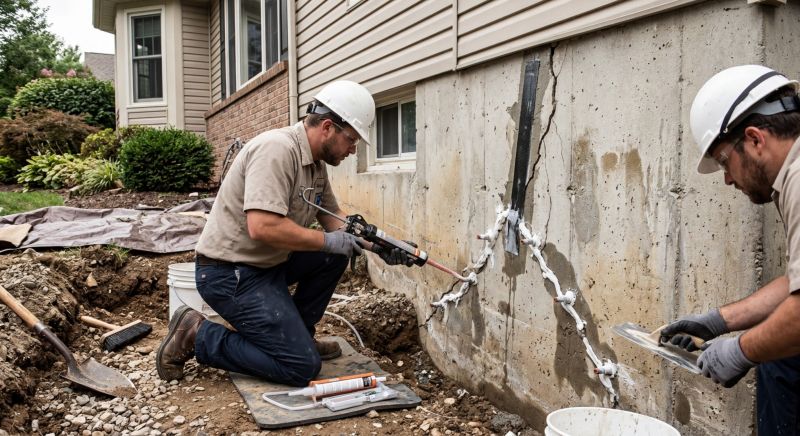 Foundation Crack Sealing in Sarasota, FL