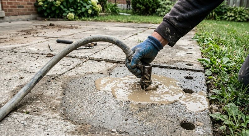 Patio Mudjacking in Denver, CO