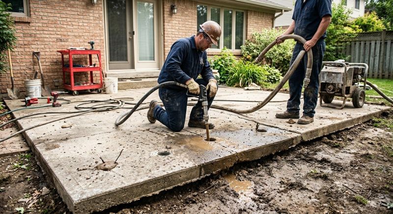 Patio Raising in Columbus, OH