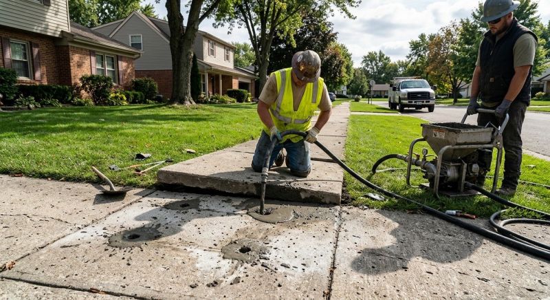 Sidewalk Raising in Columbus, OH