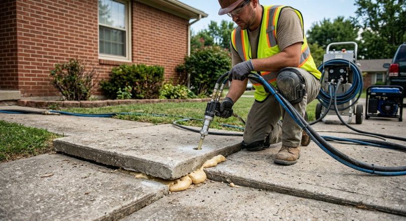 Slab Jacking in Columbus, OH