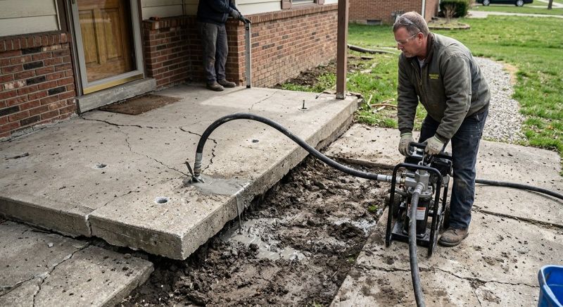 Slab Jacking in Des Moines, IA