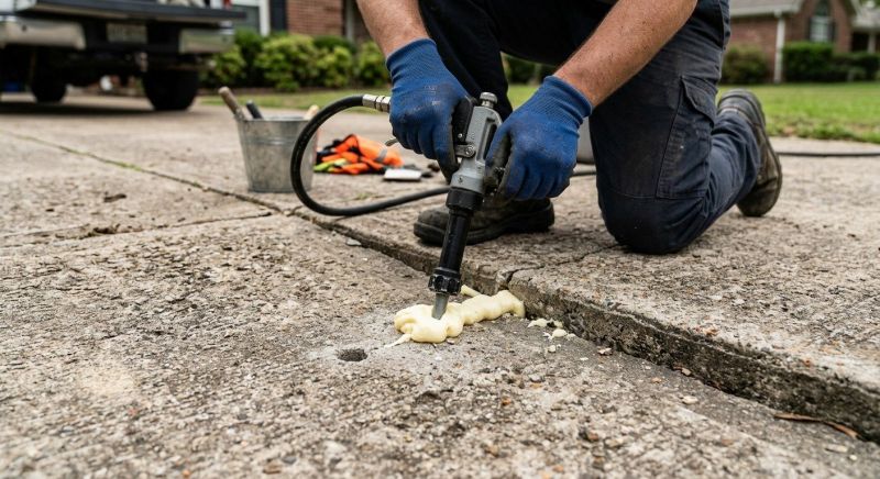 Sunken Driveway Lifting in Columbus, OH