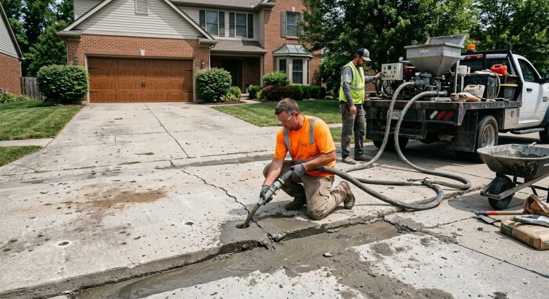 Walkway Leveling in Columbus, OH